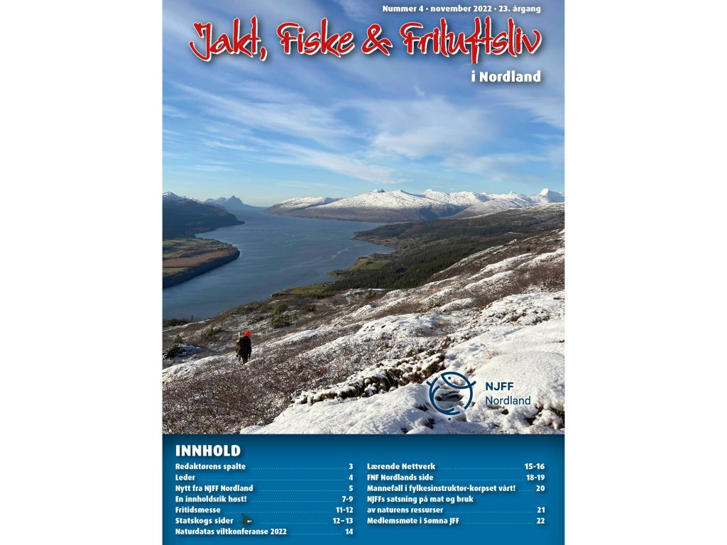 Jakt, Fiske Og Friluftsliv Nr 4 - 2022. - NJFF Nordland